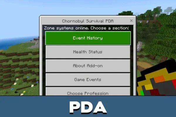 PDA from Chenobyl City for Minecraft PE