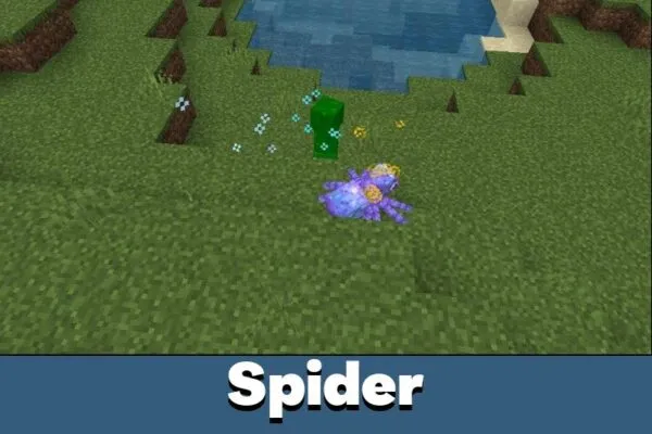 Spider from Dungeons Mod for Minecraft PE