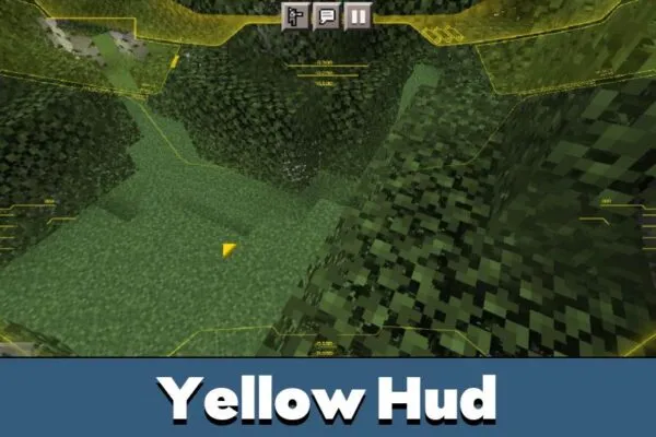 Yellow Hud from Halo Texture Pack for Minecraft PE