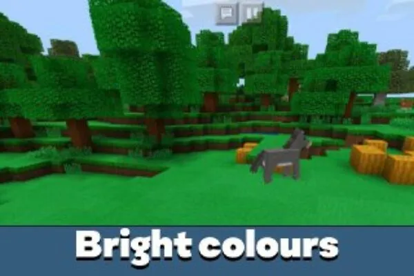 Bright Colours from Cartoon Texture Pack for Minecraft PE