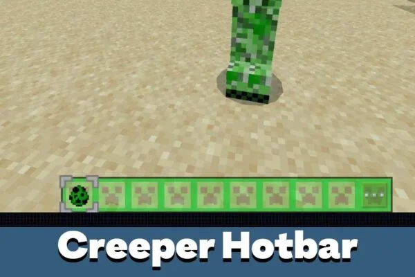 Creeper from Hotbar Texture Pack for Minecraft PE