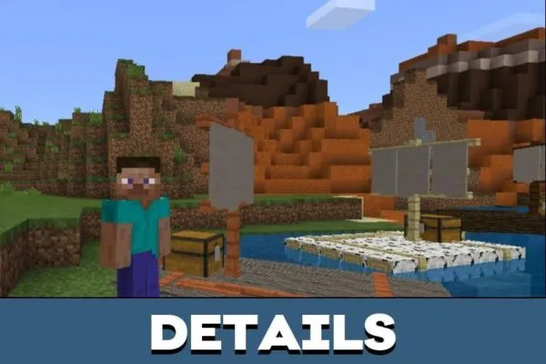 Details from Raft Mod for Minecraft PE