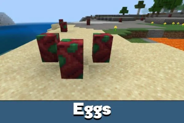 Eggs from Sniffer Mod for Minecraft PE