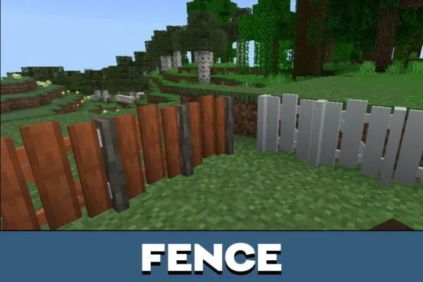 Fence from Medieval Furniture Mod for Minecraft PE