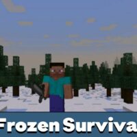 Frozen Survival Map for Minecraft PE