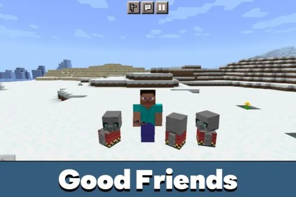 Good Friends from Tuff Golem Mod for Minecraft PE