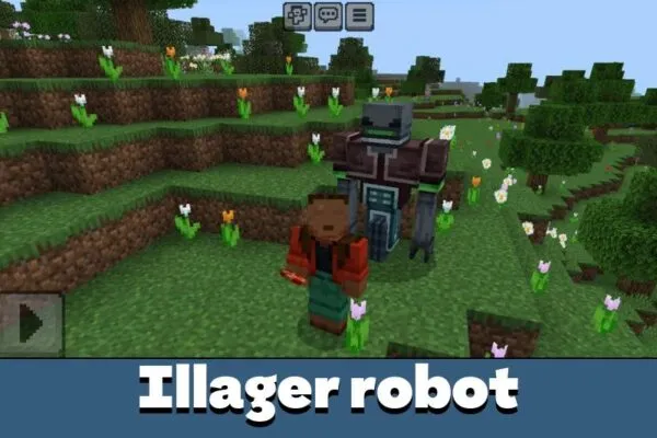 Illager Robot from Robot Mod for Minecraft PE