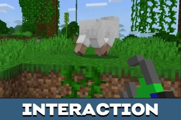 Interaction from Gravity Mod for Minecraft PE