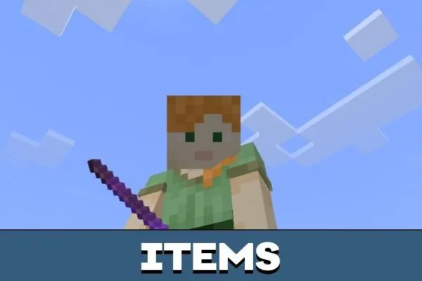 Items from Sign Mod for Minecraft PE