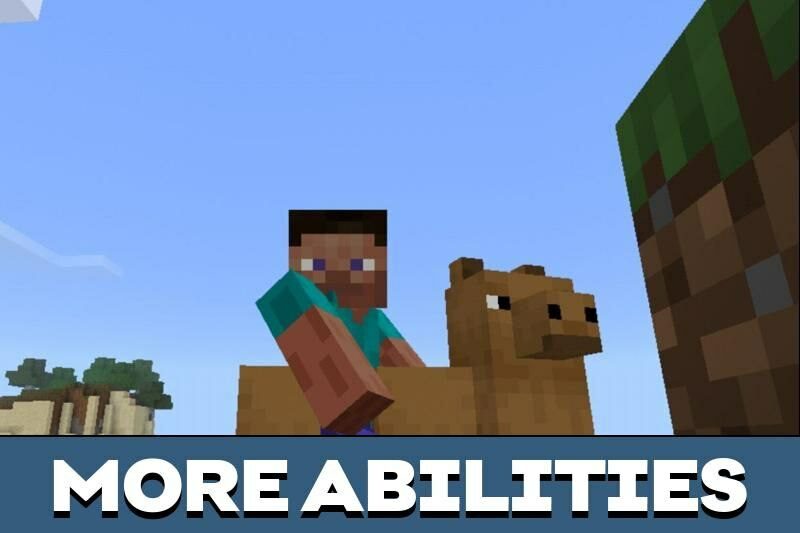 Camel mod for Minecraft PE 1.0.8