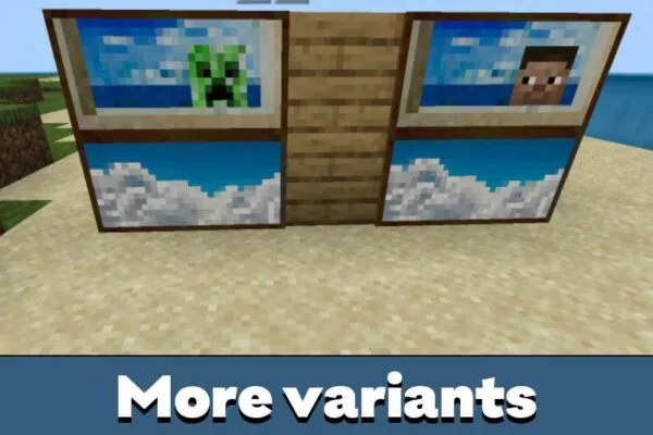 More Variants from Painting Mod for Minecraft PE