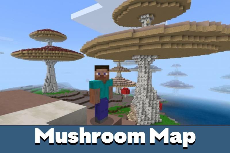 Download Mushroom Survival Map for Minecraft PE Mushroom Map for MCPE