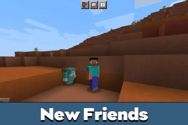 New Friend from Rascal Mod for Minecraft PE