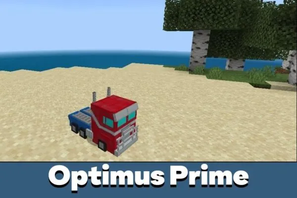 Optimus Prime from Transformers Mod for Minecraft PE