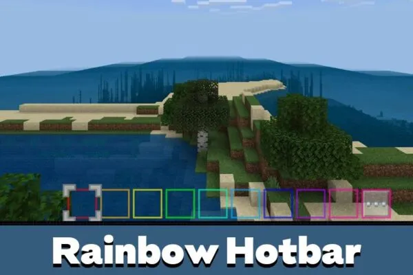 Rainbow from Hotbar Texture Pack for Minecraft PE