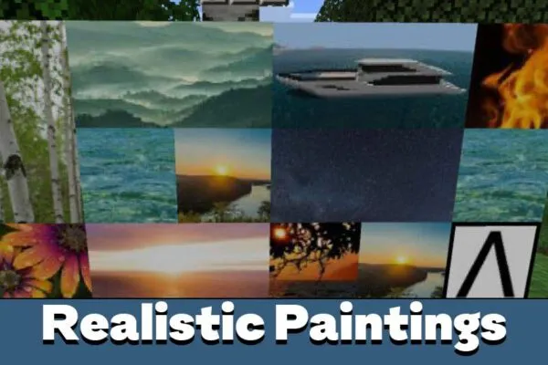 Realistic Paintings from Painting Mod for Minecraft PE