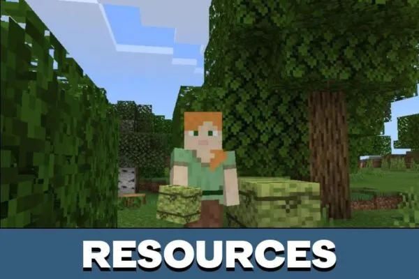 Resources from Bamboo Mod for Minecraft PE