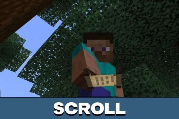 Scroll from Medieval Furniture Mod for Minecraft PE