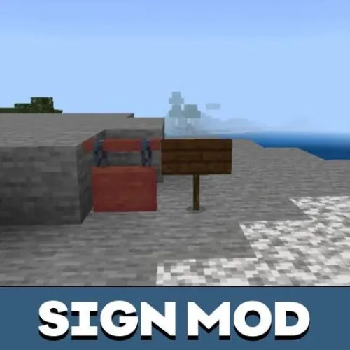 Sign Mod for Minecraft PE