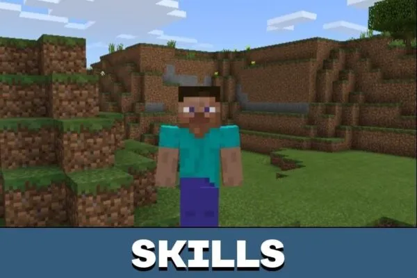 Skills from Gravity Mod for Minecraft PE