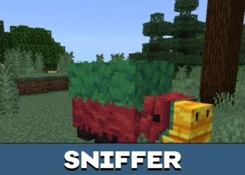 Sniffer en Minecraft PE 1.20