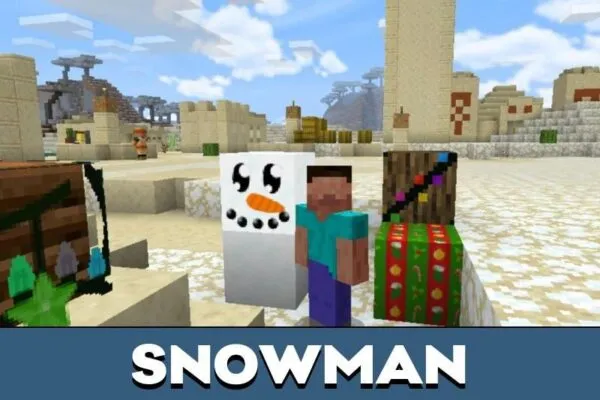 Snowman from Christmas Texture Pack for Minecraft PE