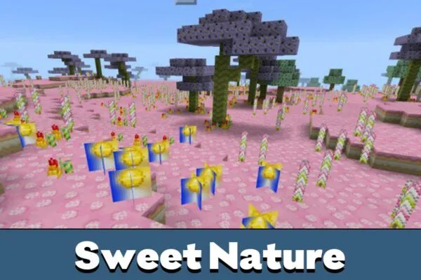 Sweet Nature from Candy Texture Pack for Minecraft PE