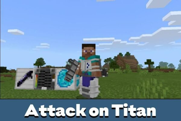 Attack on Titan Mod 1.7.10 (Defeat Evil Giant Mobs) 