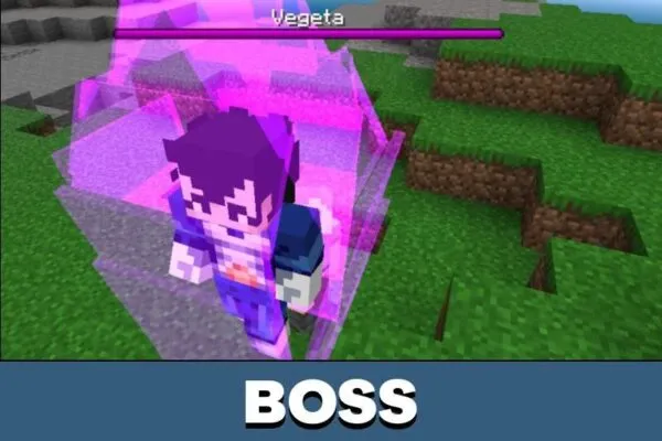 Boss from Dragon Ball Mod for Minecraft PE