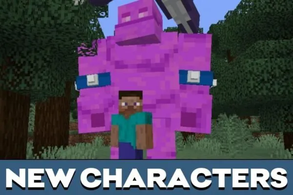 New Characters from Clash of Craft Mod for Minecraft PE