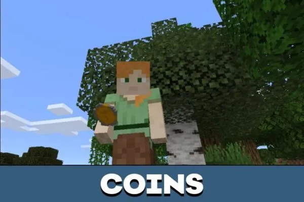 Coins from Money Mod for Minecraft PE