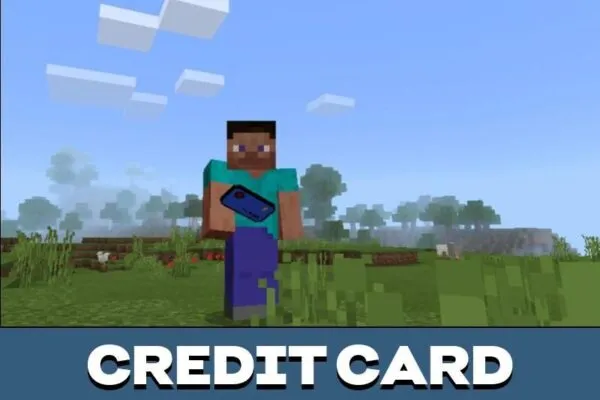 Credit Card from Money Mod for Minecraft PE