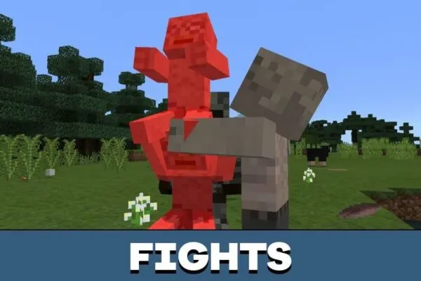 Fights from Fallout Mod for Minecraft PE