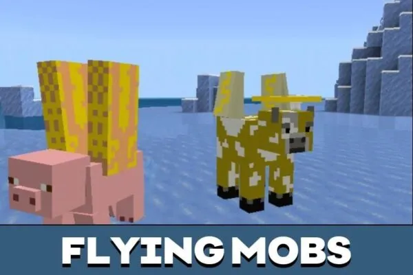 Flying Mobs from Aether Mod for Minecraft PE