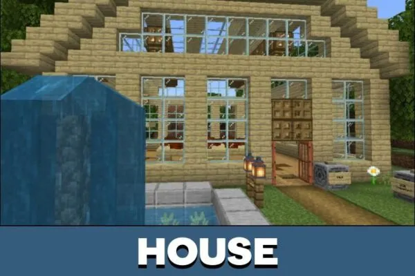 House from Plants vs Zombies for Minecraft PE