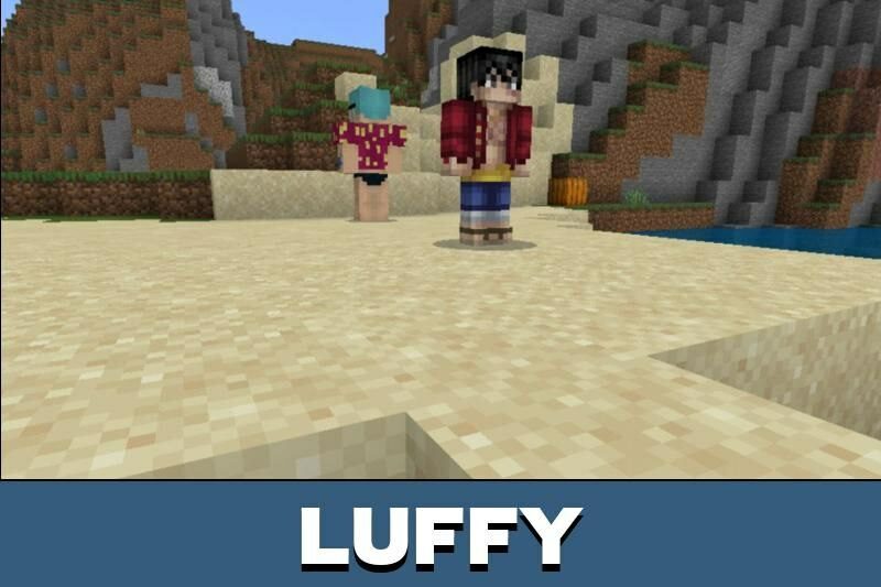 Becoming LUFFY in HARDCORE Minecraft One Piece Mod - BiliBili