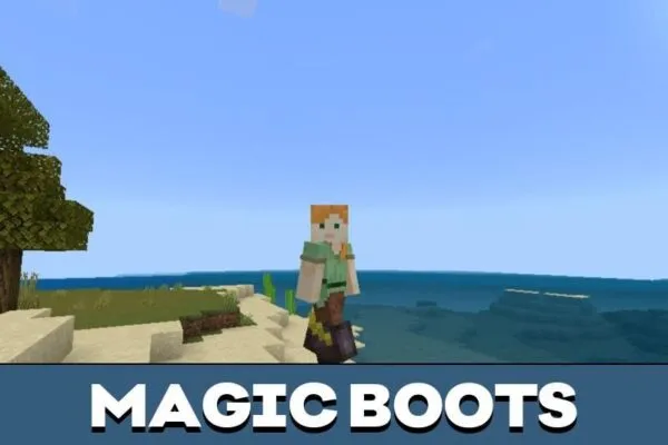 Magic Boots from Fly Mod for Minecraft PE