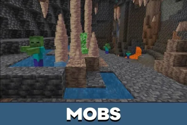 Mobs from Flashlight Mod for Minecraft PE