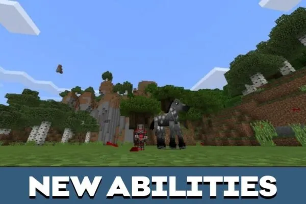 New Abilities from Power Mod for Minecraft PE