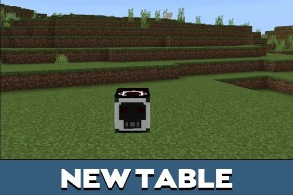 Table from Crafting Mod for Minecraft PE