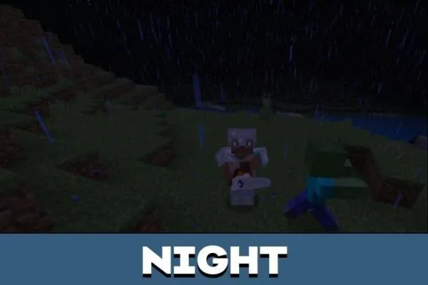 Night from Zombie Apocalypse Mod for Minecraft PE