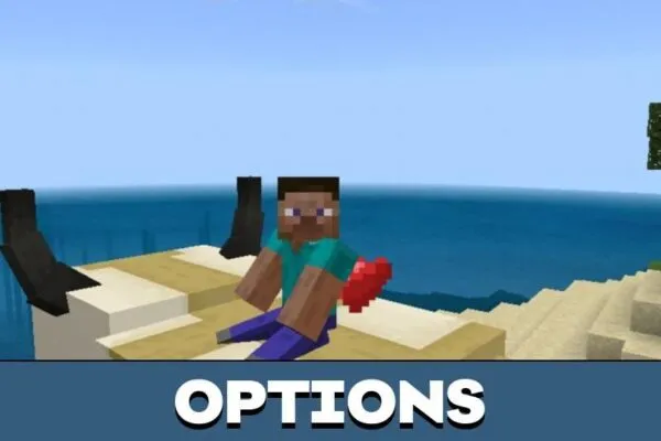 Options from Avatar Mod for Minecraft PE