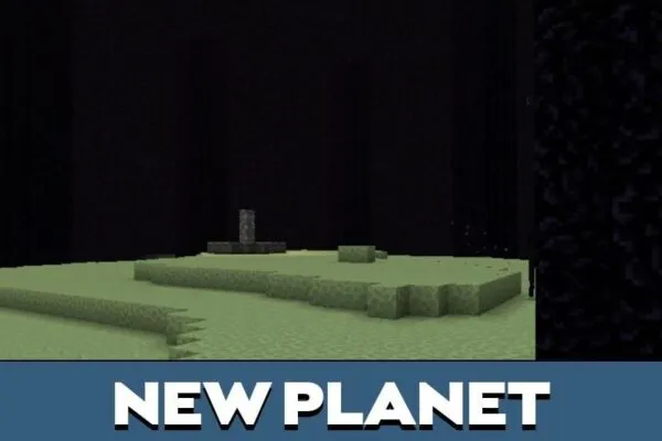 New planet from Cosmos Mod for Minecraft PE