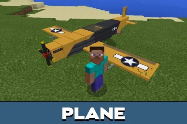 Plane from Fly Mod for Minecraft PE