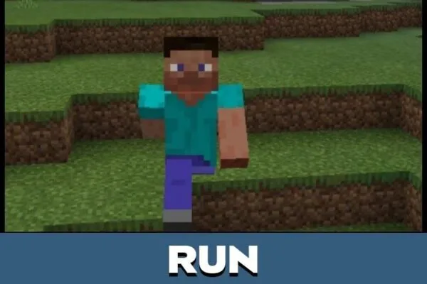 Run from Parkour Mod for Minecraft PE