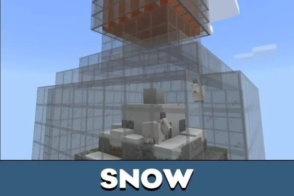 Snow Survival Map for Minecraft PE