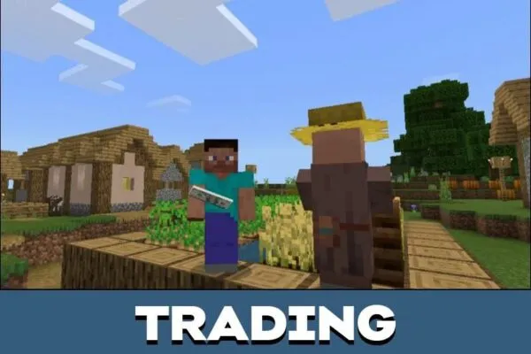 Trading from Money Mod for Minecraft PE