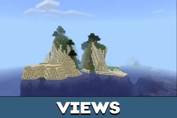 Views from FPS Mod for Minecraft PE