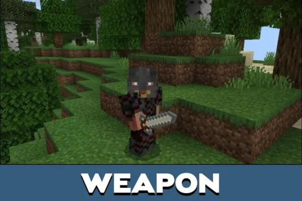 Weapon from Skyrim Mod for Minecraft PE