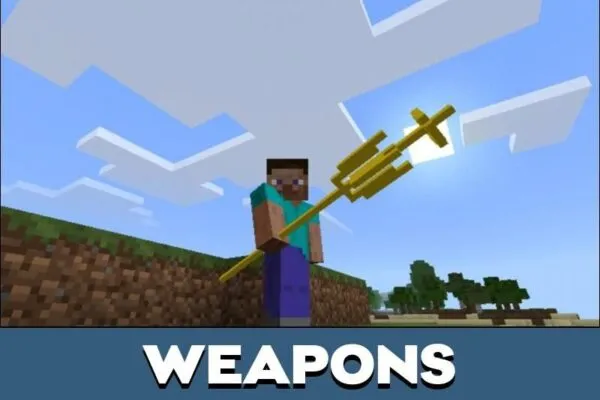 Weapons from Aether Mod for Minecraft PE